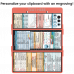 WhiteCoat Clipboard® Trifold - Coral Critical Care Edition